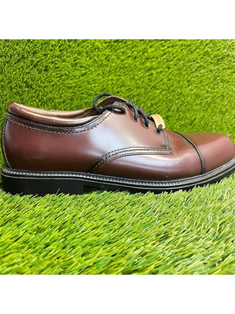 Dockers Gordon Mens Size 12 Brown‎ Casual Classic Leather Cap Toe Oxford Shoes